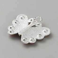 Legierung rhinestone-anhänger&nbsp;LS-FIND-WH0148-234G