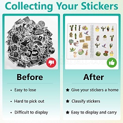 Книга с коллекцией наклеек&nbsp;AJEW-WH0582-021