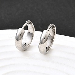 Серьги-кольца из нержавеющей стали 304 EJEW-Z123-01B-P