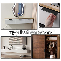 Ручки для ящиков из алюминиевого сплава FIND-WH0436-69B