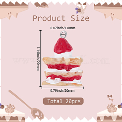 Подвески из непрозрачной смолы 20 шт.&nbsp;RESI-SC0036-49