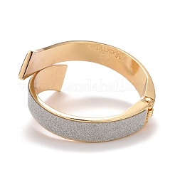 Браслет-манжета из сверкающего сплава&nbsp;BJEW-K223-09LG