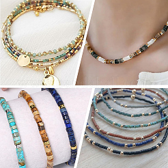 Наборы для самостоятельного изготовления растягивающихся браслетов&nbsp;DIY-SC0029-21B