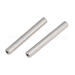 304ステンレスチューブビーズ  ステンレス鋼色  16x2mm  穴：1.2mm&nbsp;SA-CBA098D-07E-P