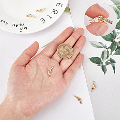 Латунные микро проложить кубического циркония подвески FIND-BBC0001-35