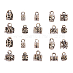 100 шт. 10 стильные тибетские поручни из сплава&nbsp;TIBE-CJ0001-11