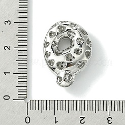 Стойки обшивки латунь кубического циркония подвески KK-S378-02P-Q