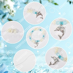 Набор для самостоятельного изготовления браслета из натуральных морских ракушек&nbsp;DIY-SC0024-31