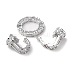 925 стерлинговое серебро с родиевым покрытием STER-D005-12P