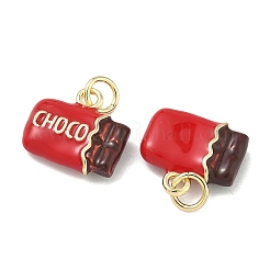 Латунь эмаль подвески&nbsp;KK-F933-10G