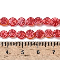 Бусы лэмпворк ручной работы&nbsp;LK-R004-51F