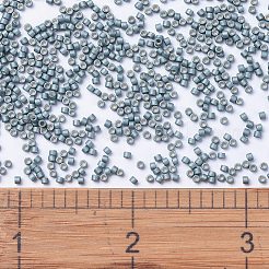 MIYUKIデリカビーズ  シリンダー  日本製シードビーズ  11/0  （db1172)亜鉛メッキマットダークアクア  1.3x1.6mm  穴：0.8mm  約2000個/10g&nbsp;X-SEED-J020-DB1172