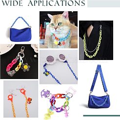 1000 шт. 10 стильных непрозрачных акриловых соединительных колец&nbsp;FIND-CA0004-84