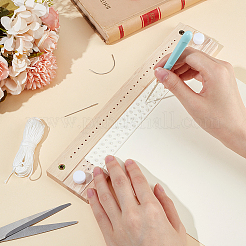Ensemble d'outils de poinçonnage et de reliure en bois et acrylique&nbsp;DIY-WH0021-76