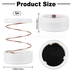 Пластиковый полый держатель для карандашей AJEW-GF0002-98A