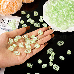 100 г прозрачных акриловых бусин&nbsp;OACR-TA0003-22D