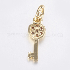 Латунные микро проложить кубического циркония подвески&nbsp;ZIRC-G125-49G