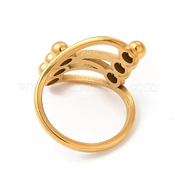 Anillos huecos de acero inoxidable 304 con revestimiento iónico (IP)&nbsp;RJEW-C049-17B-G