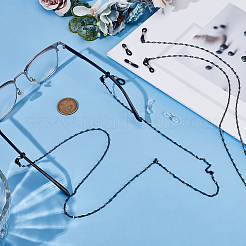 304 нержавеющая сталь овальные звенья цепи шейные цепочки для очков FIND-BBC0003-91