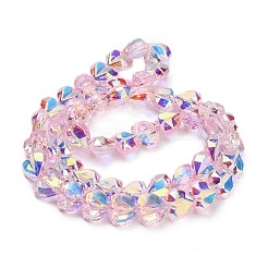 Гальванизируйте прозрачное стекло бисер нитей&nbsp;X-EGLA-B012-AB09