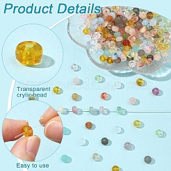 377шт 50г прозрачные акриловые бусины&nbsp;OACR-YW0003-77A