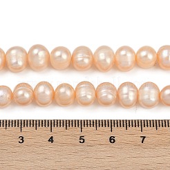 Нити из натурального культивированного пресноводного жемчуга PEAR-I007-07X-06B