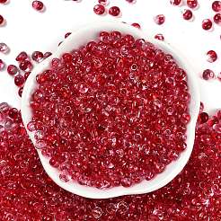 6/0 стеклянный бисер с бахромой из аэрозольной краски X1-SEED-H003-11F