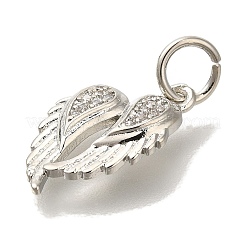 Латунные микро проложить кубического циркония подвески KK-Q001-06P