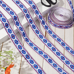 10 м ленты из полиэстера с вышивкой в этническом стиле&nbsp;OCOR-GF0002-37