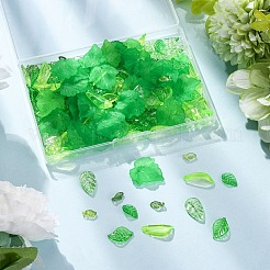 210шт 7 стиля прозрачные акриловые подвески&nbsp;TACR-FP0001-07