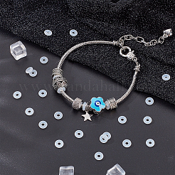 500 шт. силиконовые бусины-разделители&nbsp;SIL-UN0001-02B