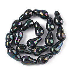 Гальванические стеклянные бусины GLAA-Z013-01B-01