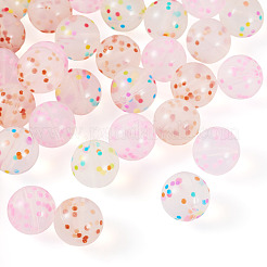 30 шт. 3-х цветные прозрачные силиконовые фокусные бусины SIL-TA0002-83