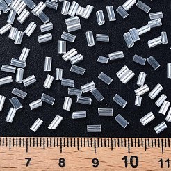 Прозрачные цвета блестящие стеклянные бусины из стекляруса SEED-N005-001-A13