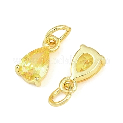 Laiton pavé de zircons cubiques&nbsp;KK-K340-51G-05