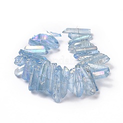 Натуральный кристалл кварца точки бусины нити&nbsp;G-K181-B25