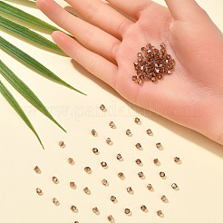 プレシオサ®クリスタルビーズ  チェコクリスタル  双円錐形(451 69 302 ロンデル)  00030 234 金星  4mm  穴：0.8mm&nbsp;Y-PRC-BA4-00030-234