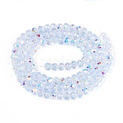 Прозрачные стеклянные бусины EGLA-N016-4mm-02