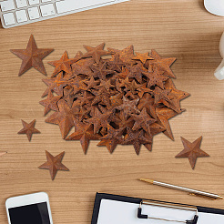 90 шт. 9 стиля звездные ржавые железные большие подвески&nbsp;IFIN-GF0001-12