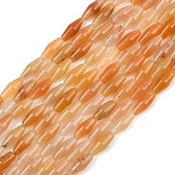 Натуральный красный авантюрин бисер нитей&nbsp;G-C270-C01