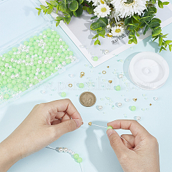 Набор для самостоятельного изготовления светящегося в темноте браслета-ожерелья&nbsp;DIY-NB0009-25