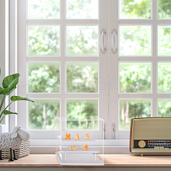 3-уровневые собранные прозрачные пластиковые игрушки ODIS-WH0029-75