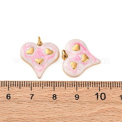 Подвески из нержавеющей стали 304 с эмалью&nbsp;STAS-U061-41G-01