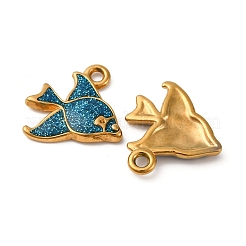 Подвески из нержавеющей стали 304 с эмалью&nbsp;STAS-Q363-01A-G