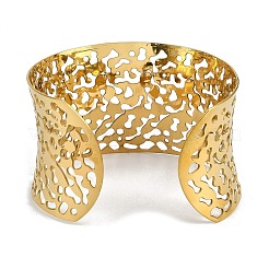 Браслеты-манжеты из нержавеющей стали 304 для женщин BJEW-Z077-01G