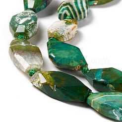 Природный агат бисер нитей G-F719-13B