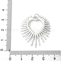 Pendentifs en laiton zircon cubique transparent&nbsp;KK-L254-04P