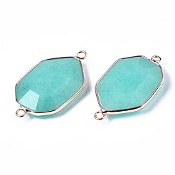 Соединители звеньев естественного белого нефрита&nbsp;G-S359-280I