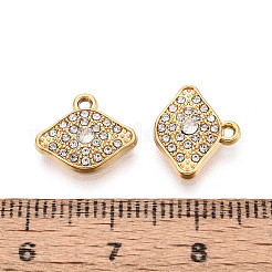 Подвески из нержавеющей стали 304 со стразами&nbsp;STAS-N110-39G