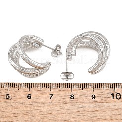 Boucles d'oreilles à tige en acier inoxydable 304 pour femmes&nbsp;SA-CBAB549-07P